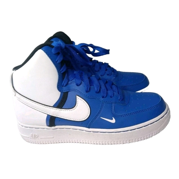 Nike Air Force 1 High LV8 2 Shoes Game Royal Youth Size 6 Y Sneakers